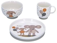 Sterntaler&reg; Kuscheltier Sterntaler Porzellan-Geschirr-Set Eddy+Happy