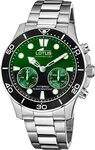 Lotus Chronograph Lotus Herrenuhr Edelstahl silber Lotus, (Chronograph), Herren