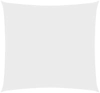 vidaXL Sonnensegel Sonnensegel Oxford-Gewebe Quadratisch 2,5x2,5 m Wei&szlig;, (1-tlg)