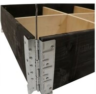 Siena Garden Hochbeet Hochbeet 120x80x19,5 schwarz