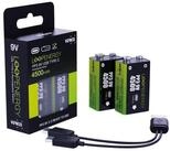 Verico VERICO Li-Ion-Akku LoopEnergy 9 V-Blockakku, 500mAh, 2 St&uuml;ck Akku