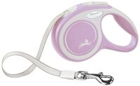 flexi Flexileine FLEXI Rollleine New COMFORT Gurt - 3m, bis 12kg Farbe: rosa