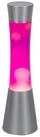 Rabalux Lavalampe Minka silberne dekorative Lampe, mit Leuchtmittel, IP20, silber,