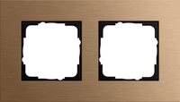 GIRA Abdeckplatte Gira Abdeckrahmen 2-fach E2 Esprit Bronze 021238