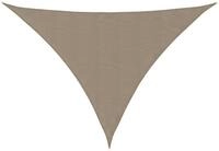 vidaXL Sonnensegel Sonnensegel Oxford-Gewebe Dreieckig 3x4x5 m Taupe, (1-tlg)
