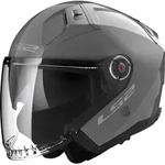 LS2 Motorradhelm OF603 Infinity II Solid Jethelm, vorbereitet f&uuml;r