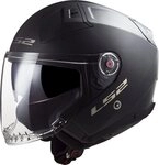 LS2 Motorradhelm OF603 Infinity II Solid Jethelm, vorbereitet f&uuml;r