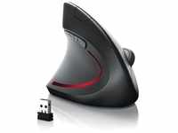 CSL ergonomische Maus (Funk, optische Funk Linkshänder Vertikal Mouse, gegen