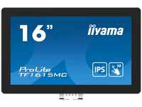 Iiyama 39.5cm (15,6) TF1615MC-B1 16:9 M-Touch VGA+HDMI+DP retail TFT-Monitor...