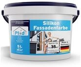 plid Fassadenfarbe Silikon Fassadenfarbe Wei&szlig; Au&szlig;en Matt Au&szlig;enwandfarbe,