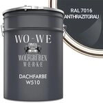WO-WE Dachfarbe Dachfarbe Sockelfarbe Dachbeschichtung W510, 0.75-20L,