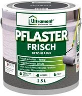 Ultrament Dickschichtlasur ULTRAMENT Pflaster Frisch, Betonlasur, Anthrazit, 2,5 Ltr