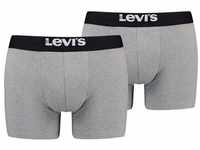 Levi's® Boxershorts (Packung, 2-St) LEVIS MEN SOLID BASIC BOXER BRIEF ORGANIC CO 2P