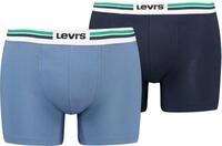 Levi's&reg; Langer Boxer (Packung, 2er-Pack) mit Logo-Webbund