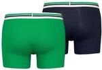 Boxershorts LEVI'S "LEVIS MEN PL SPW LOGO BOXER BRIEF ORG 2P", Herren, Gr. S, gr&uuml;n