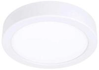 EGLO LED Deckenleuchte FUEVA, Wei&szlig;, &Oslash; 16 cm, Stahl, Kunststoff, LED fest