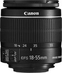 Canon EF-S 18-55mm f/3.5-5.6 IS II Zoomobjektiv, (Passend f&uuml;r Canon EOS EF-S System