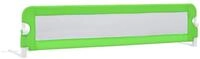 vidaXL Bett Kleinkind-Bettschutzgitter Gr&uuml;n 180x42 cm Polyester (1-tlg)