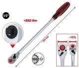 KS Tools Ratsche KS Tools 1/2" Monster Umschaltknarre, lang, 100 Zahn