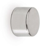MAUL Magnet Neodym-Scheibenmagnet 5x8mm 2400g hellsilber VE=10 St&uuml;ck