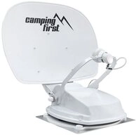 Camping First Satmex 55 plus vollautomatische Sat Antenne Satelllitenantenne wei&szlig;