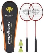 CARLTON Badmintonschl&auml;ger Badminton/Federball-Set Match 2 Player (2x...