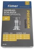 Filmer Fahrradschlauch Premium Fahrradschlauch Dunlopventil verschiedene Gr&ouml;&szlig;en, 26