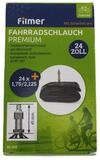 Filmer Fahrradschlauch Premium Fahrradschlauch Dunlopventil verschiedene Gr&ouml;&szlig;en, 24