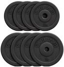 GORILLA SPORTS Hantelscheibe Hantelscheibe 30/31 mm Kunststoff 1,25-15 KG, 30...