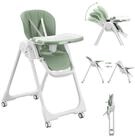 Baby Vivo Hochstuhl Design Kinderhochstuhl aus Kunststoff - Tippy in Coolmint