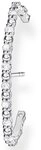 THOMAS SABO Single-Ohrstecker wei&szlig;e Steine silber, mit Zirkonia (synth)