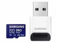 Samsung PRO Plus (2023) microSD, inkl. USB-Kartenleser Speicherkarte (512 GB,...