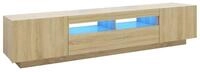 vidaXL TV-Schrank NA TV-Schrank mit LED Leuchten Sonoma Eiche 200x35x40 cm...