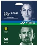 Yonex Tennissaite Poly Tour Pro (Haltbarkeit+Touch) gelb 12m Set, Saitendicke: 1.20