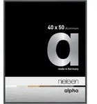 nielsen Bilderrahmen Aluminium Bilderrahmen Alpha, (1 St) grau