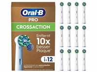 Oral-B Aufsteckbürsten Pro CrossAction 12er - Aufsteckbürsten - weiß