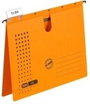 ELBA Hefter H&auml;ngehefter chic A4 230g/qm Karton (RC) gelb VE=5 St&uuml;ck