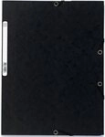 EXACOMPTA F&auml;chermappe Eckspannmappe Nature Future A4 Manila-Karton 400g schwarz
