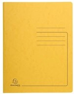 EXACOMPTA Schulheft Spiralhefter - A4, 300 Blatt, Colorspan-Karton, 355 g/qm, gelb