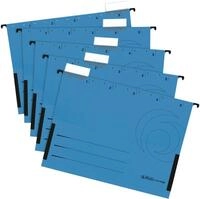 Herlitz Hefter H&auml;ngetasche 230g/qm blau VE=5 St&uuml;ck