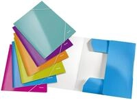 LEITZ Organisationsmappe 3982 Eckspannermappe WOW A4 F&uuml;llh&ouml;he 250 Blatt Karton 6