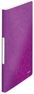 LEITZ Aktenordner 1 Sichtbuch mit 40 H&uuml;llen WOW Pr&auml;sentationsmappe - violett