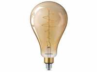 Philips LED Lampe ersetzt 40W, E27, Birne - A160, klar, Vintage, 470lm,...