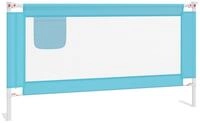 vidaXL Bettschutzgitter, Kleinkind-Bettschutzgitter Blau 160x25 cm Stoff