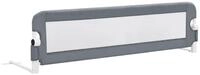 vidaXL Bettschutzgitter, Kleinkind-Bettschutzgitter Grau 150x42 cm Polyester