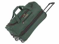 travelite Reisetasche Basics, 55 cm, dunkelgrün, Duffle Bag Sporttasche mit