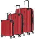 travelite Trolleyset City, 4 Rollen, (3-teilig, 3 tlg), ABS