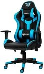 Hyrican Gaming-Stuhl "Striker Copilot" schwarz/blau, Kunstleder, ergonomischer