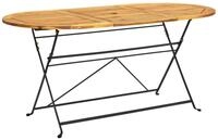 vidaXL Gartentisch Klappbarer Gartentisch 120x70x74 cm Massivholz (1-St)