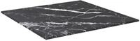 vidaXL Tischplatte, Schwarz 40x40 cm 6 mm Hartglas in Marmoroptik